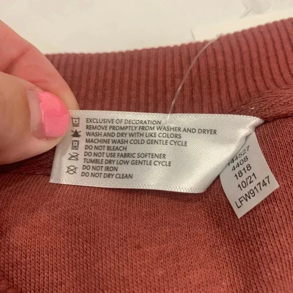 90 Degrees Leopard Mocha Size Medium Sweater Brown - Image 8