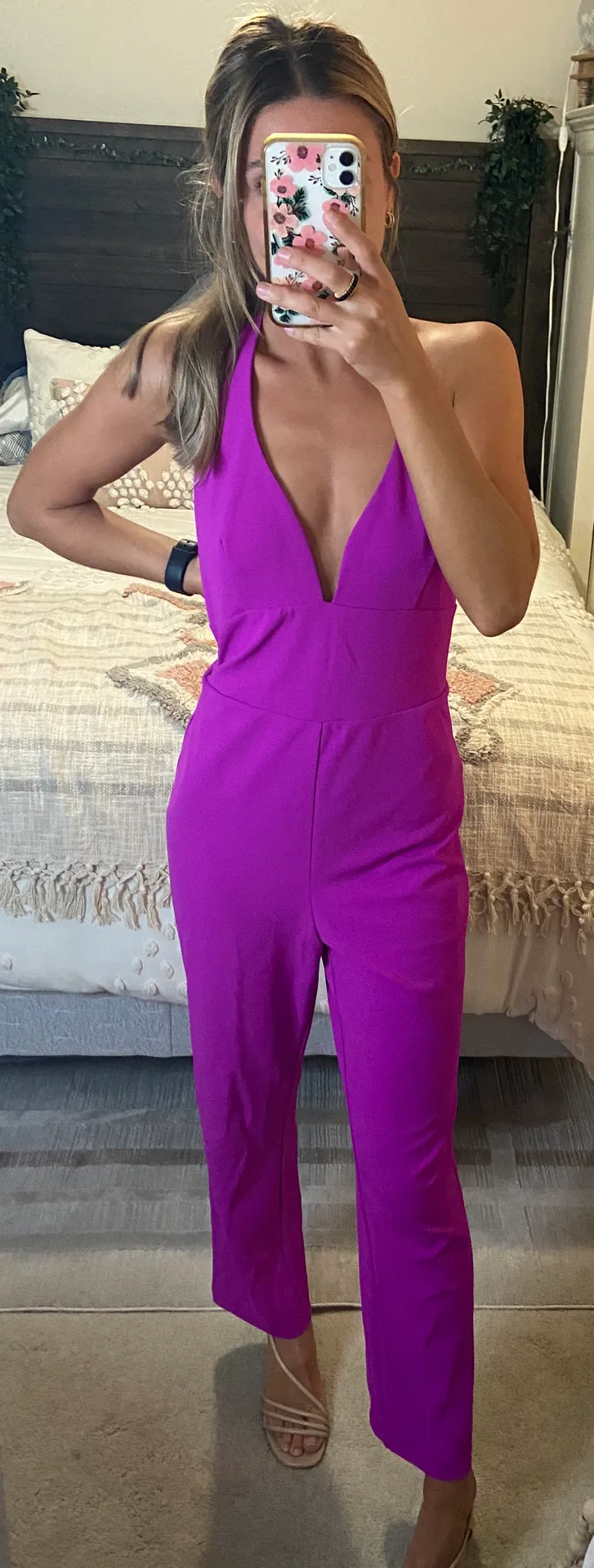EXPRESS Bright Magenta Jumpsuit  - Image 2