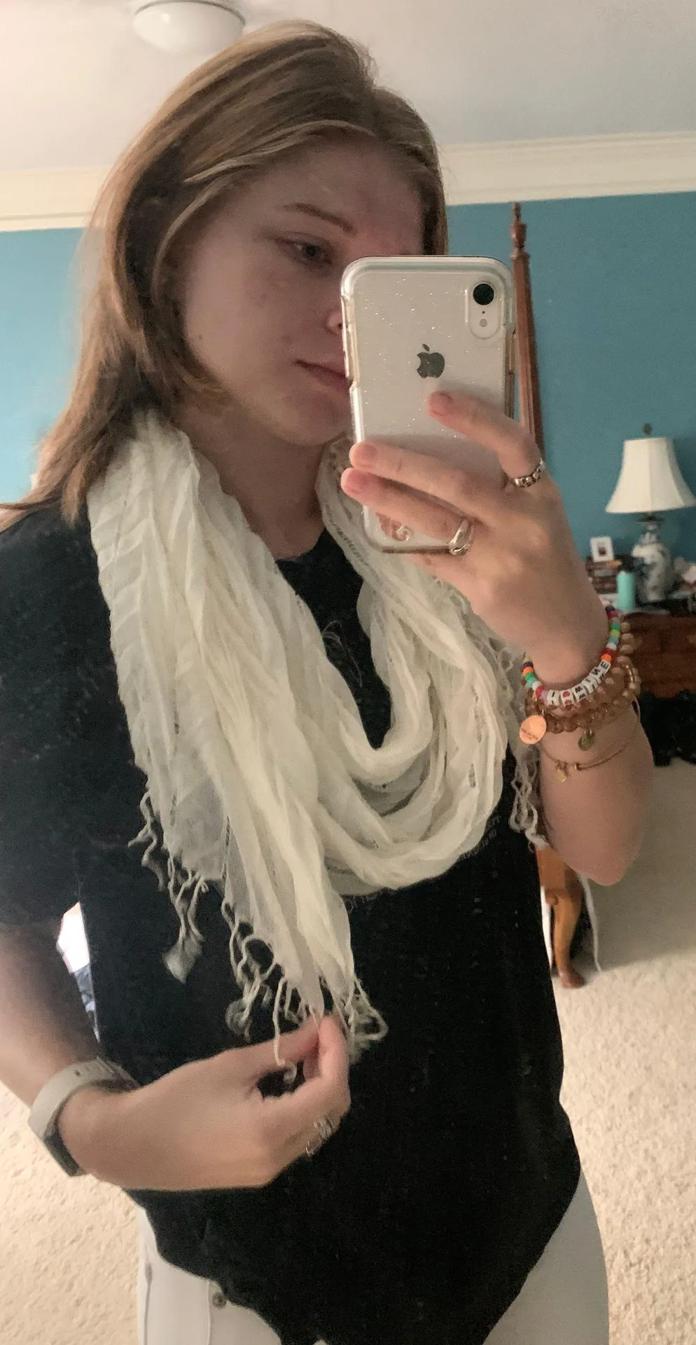 Cream Scarf - Image 3