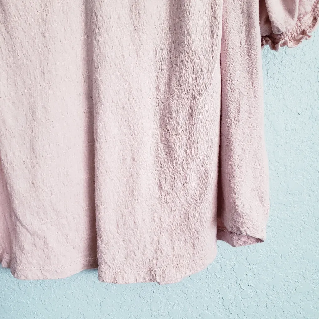 Free People Fever Dream Tee In Baby Pink - Image 2