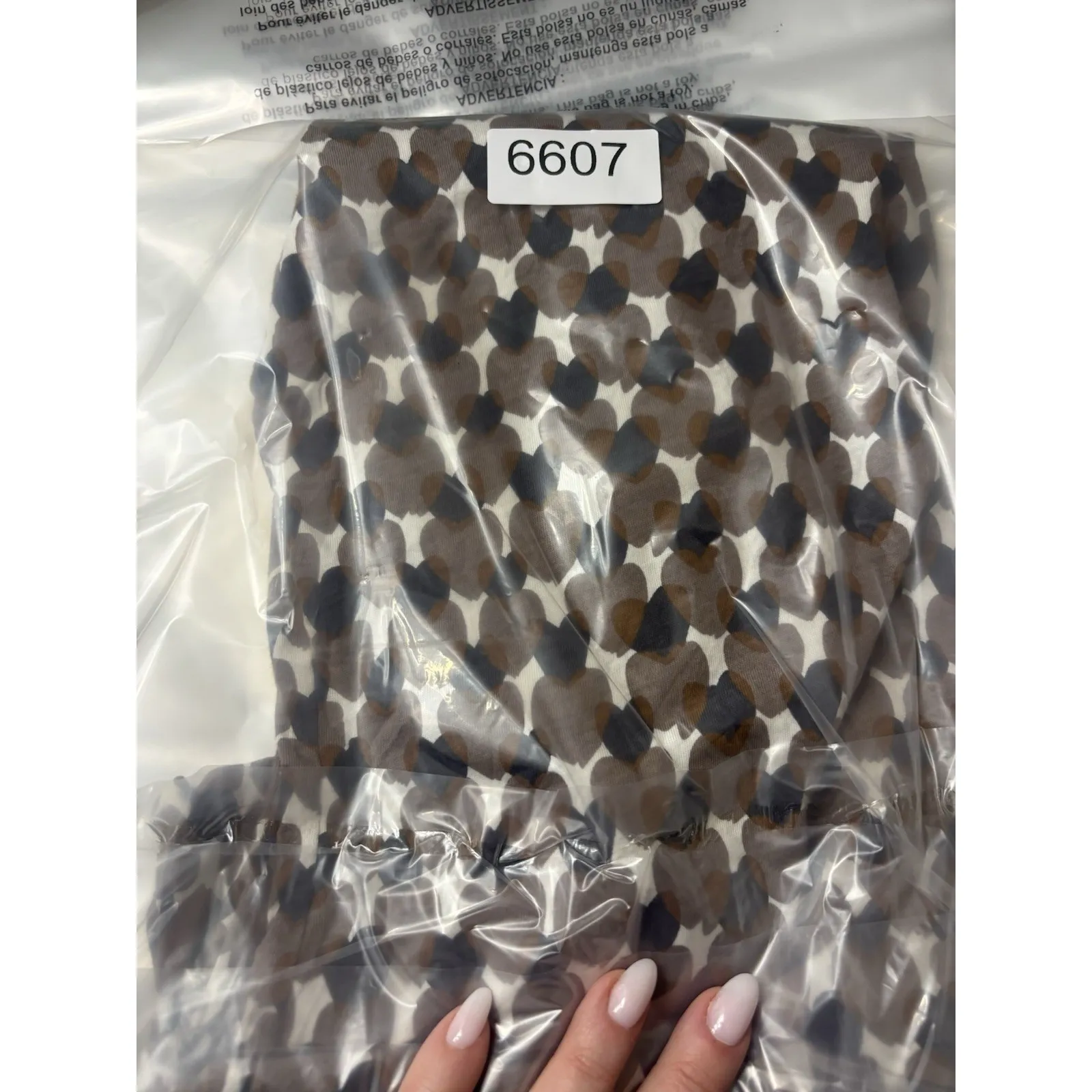 boden crinkle jersey shirt brown print button up blouse 8r Size 8 - Image 10