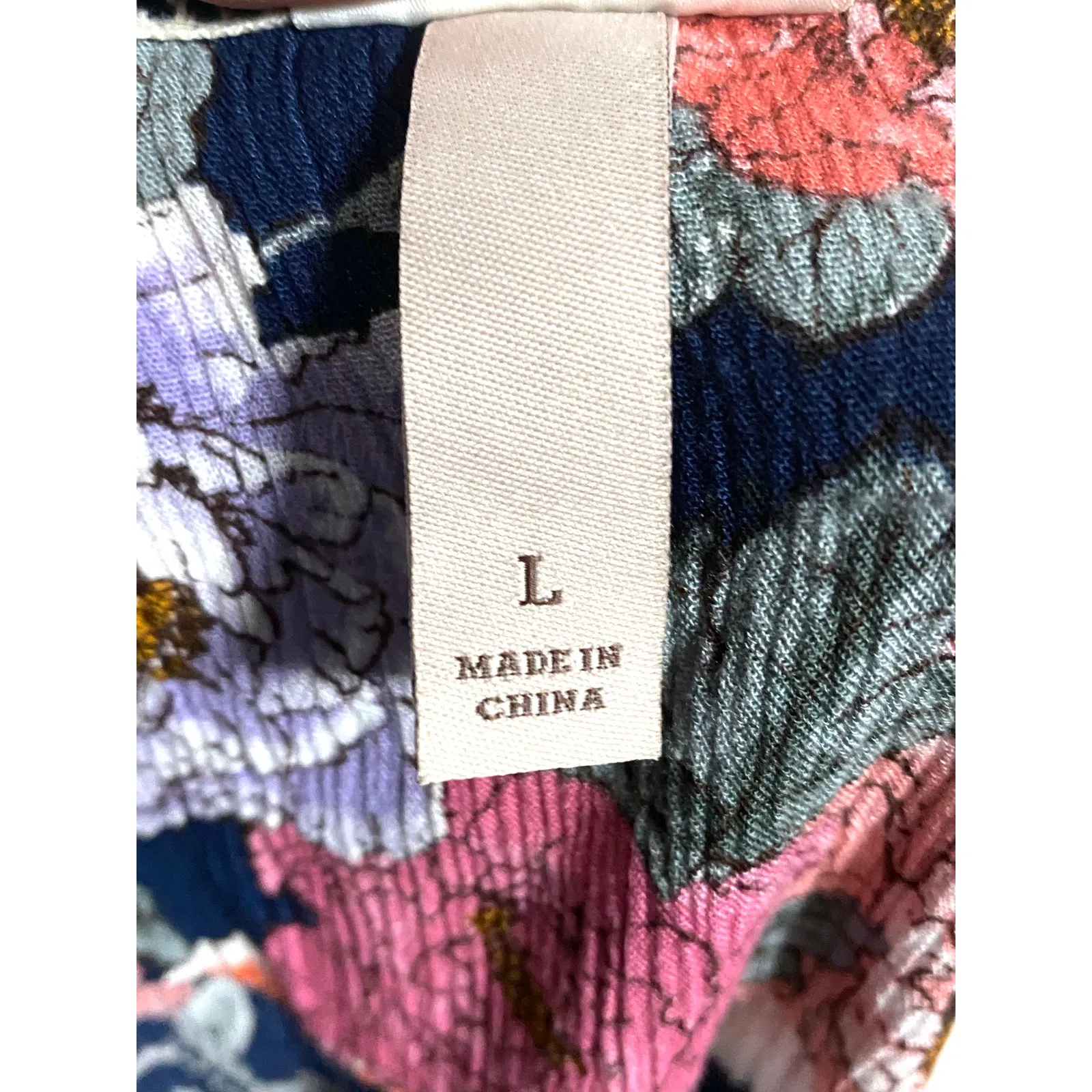 Knox Rose Floral Flutter Sleeve Smocked Maxi Dress L Cottagecore Boho Rayon Bow - Image 10