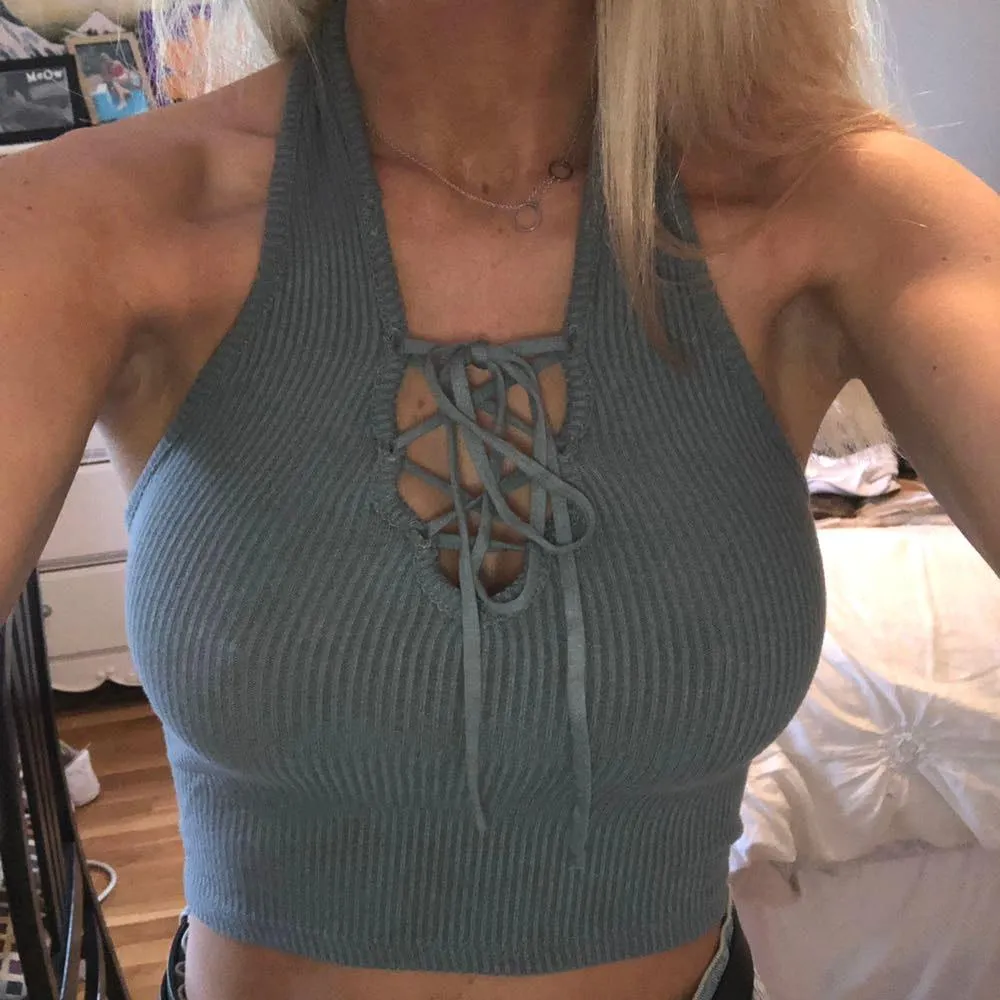 Urban Outfitters Teal Halter  - Image 2