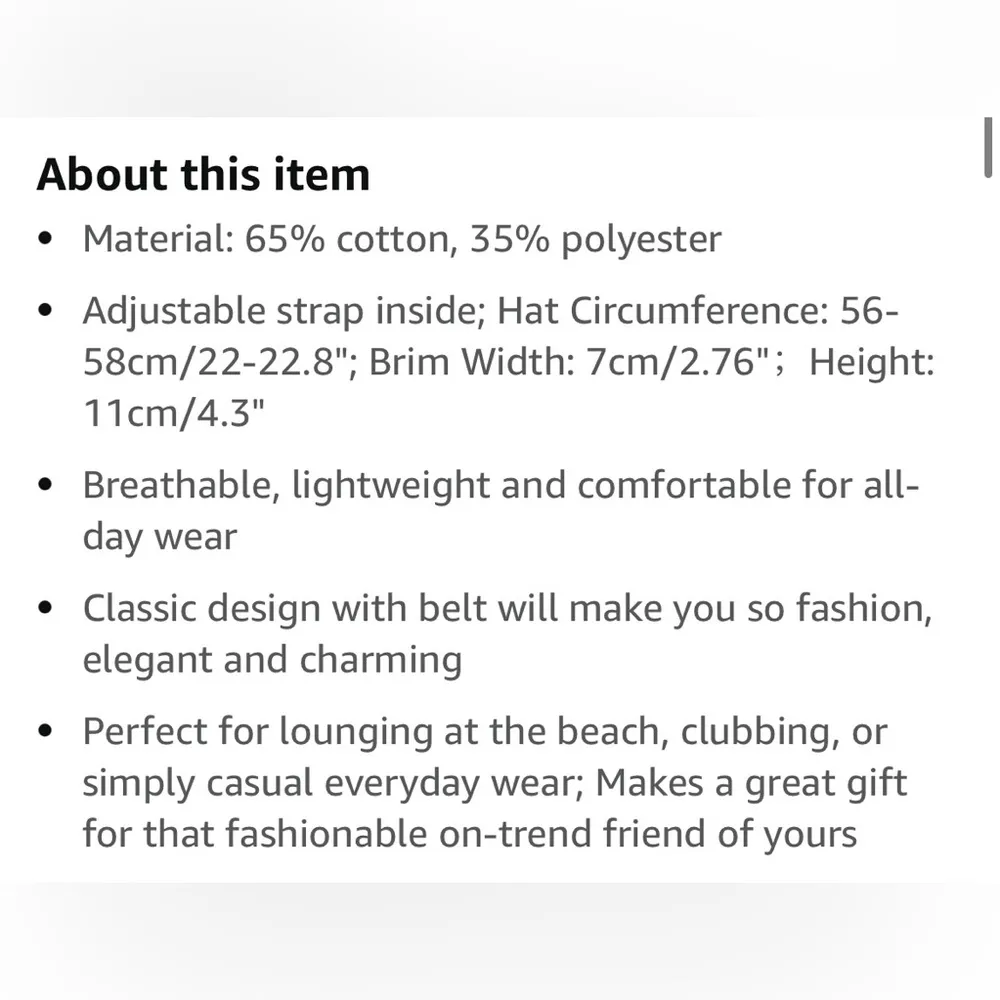 Belt buckle fedora hat - Image 2