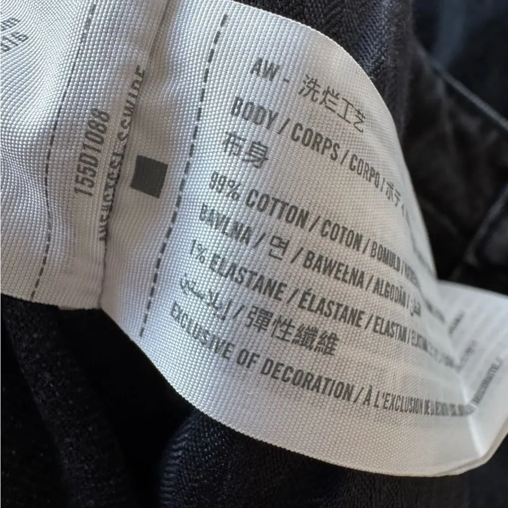 Abercrombie & Fitch The Mom High Rise Curve Love Jeans in Black Size 25/0 Long - Image 14