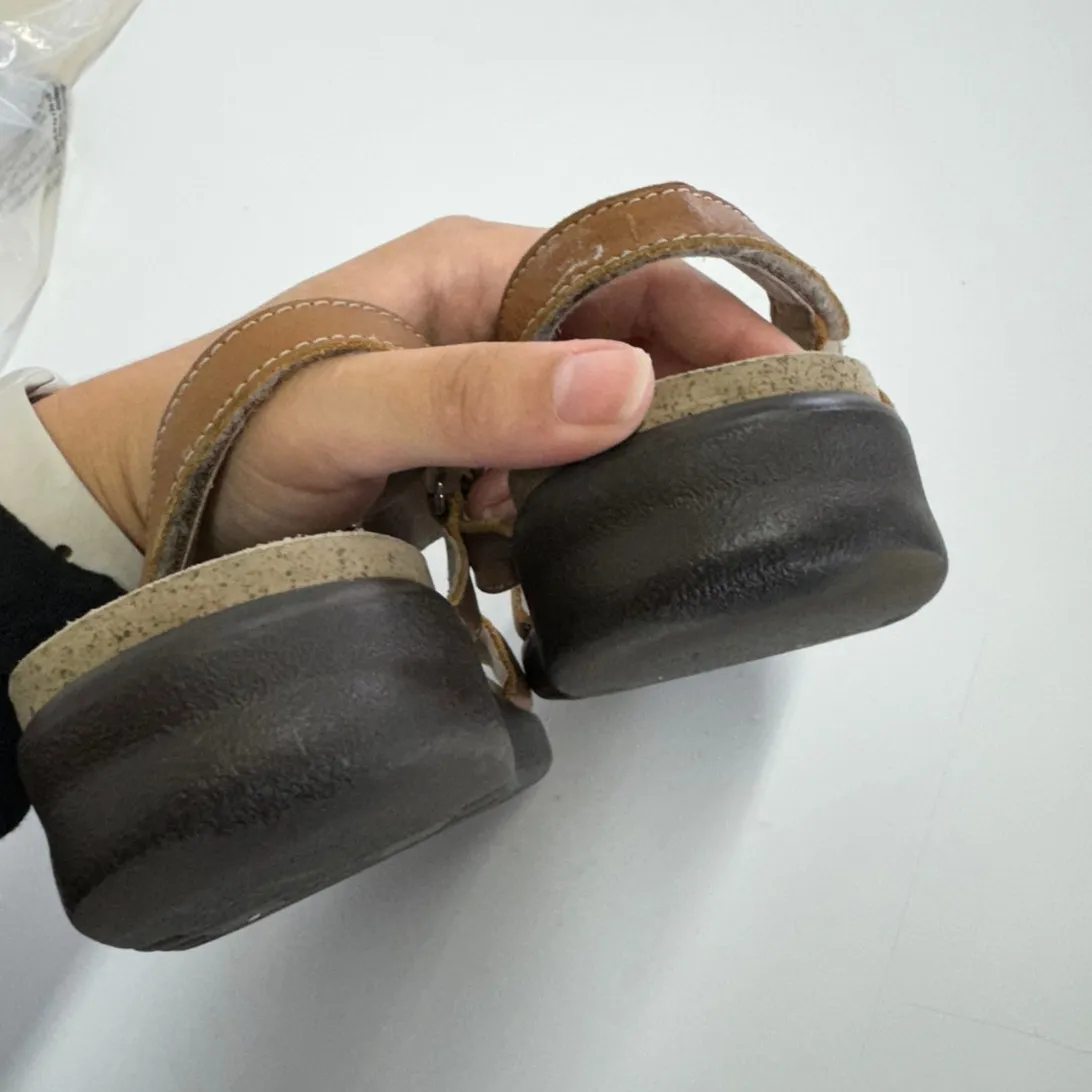 SAS Sandals Womens 8 Tri PadCaptiva Brown T Strap‎ Shoes Leather - Image 5