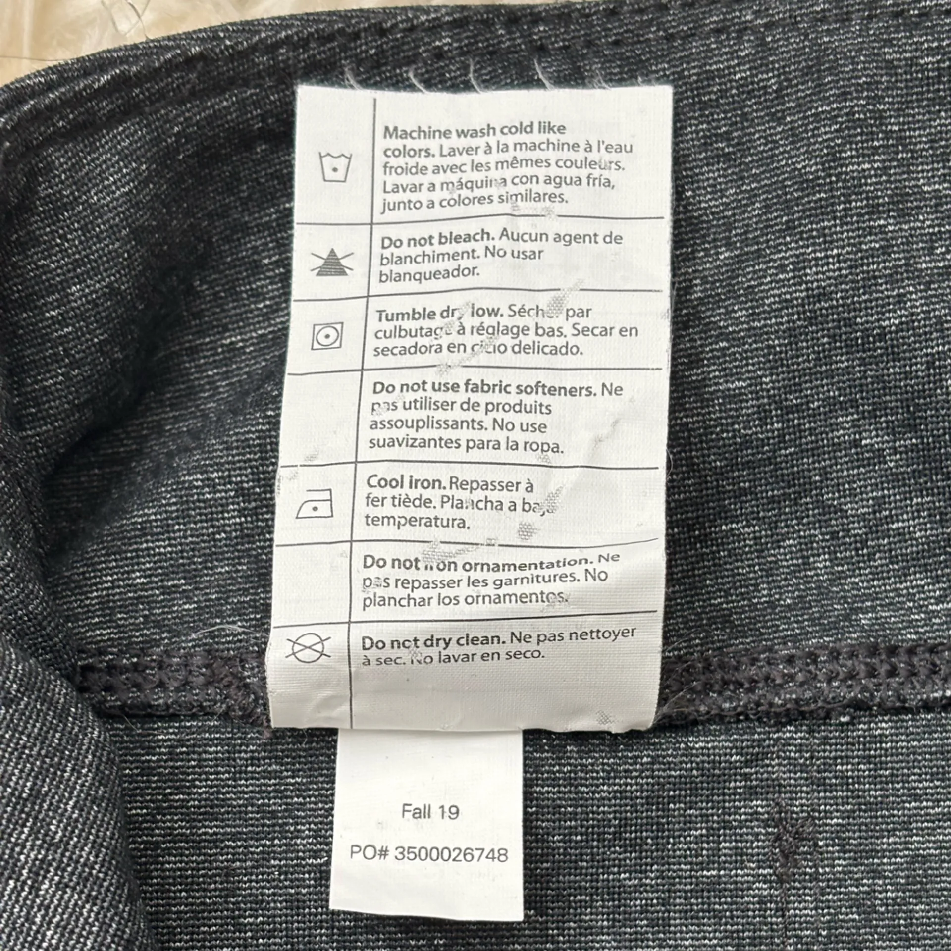 Carhartt Women's Black and Gray Utility With cargo Pockets Leggings Size S(4/6) - Image 8