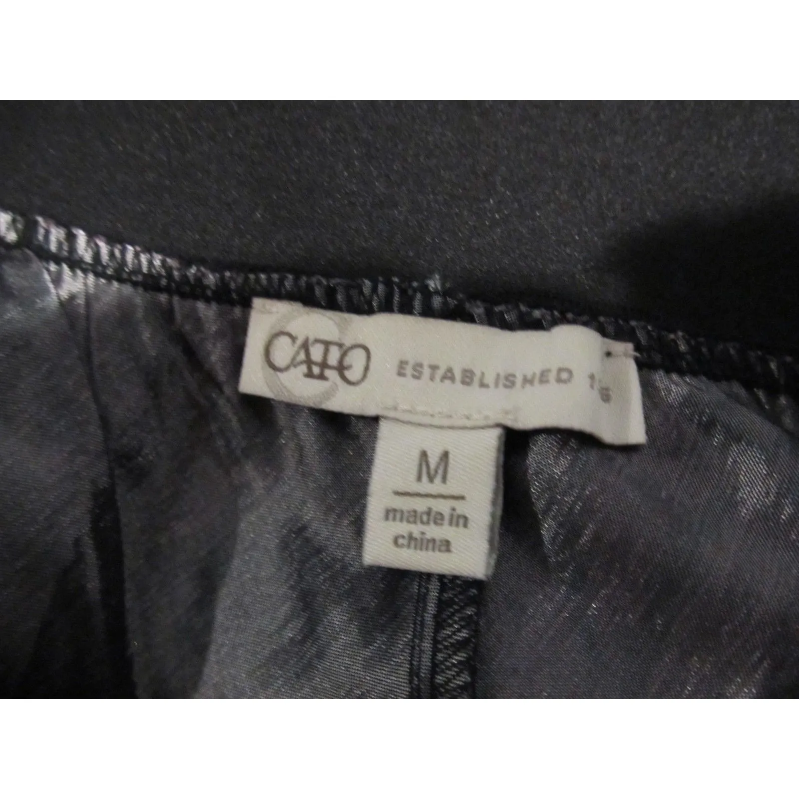 Cato Women's Tulle Midi Skirt – Black & Burgundy – Size M – Pre-Owned - Image 5