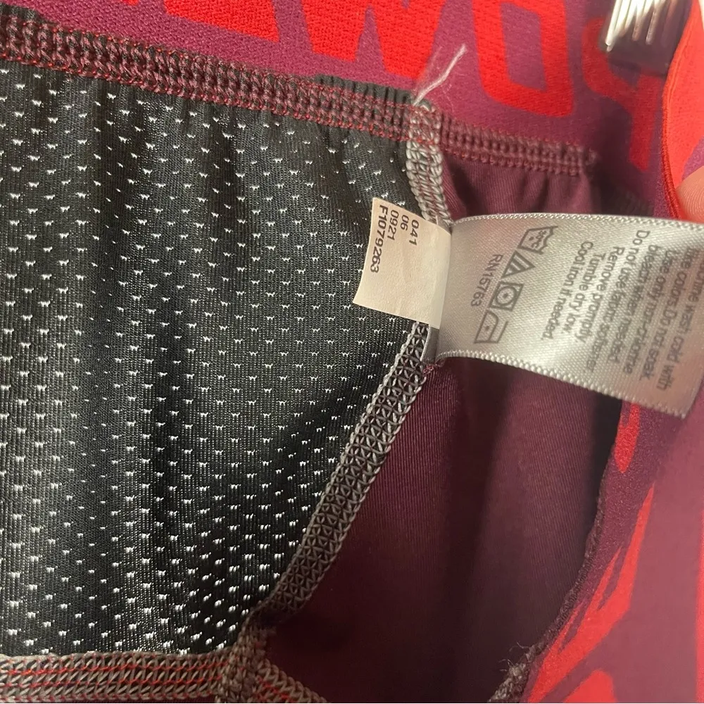 C9 Champion Large Power Core DuoDry Leggings Workout Running Tights Workout Red - Image 7