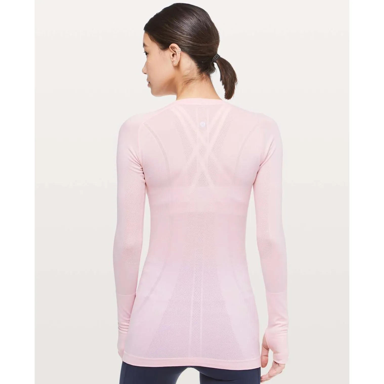 Lululemon Light Pink Swiftly Long Sleeve Top - Image 2