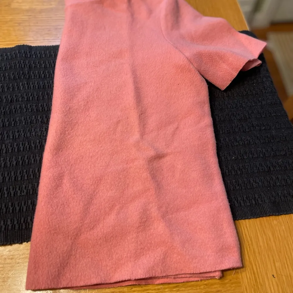 Soft Zara SS mock neck sweater - salmon - Image 2