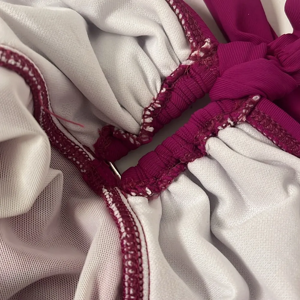 Chaps Pink one piece Halter style Straps - Image 8