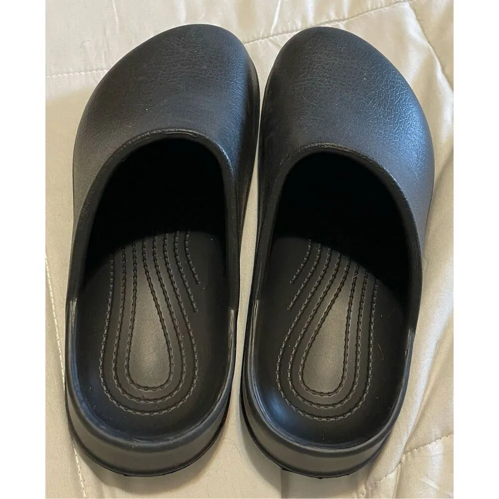 Tan lightweight faux clog Style Slip - Image 3