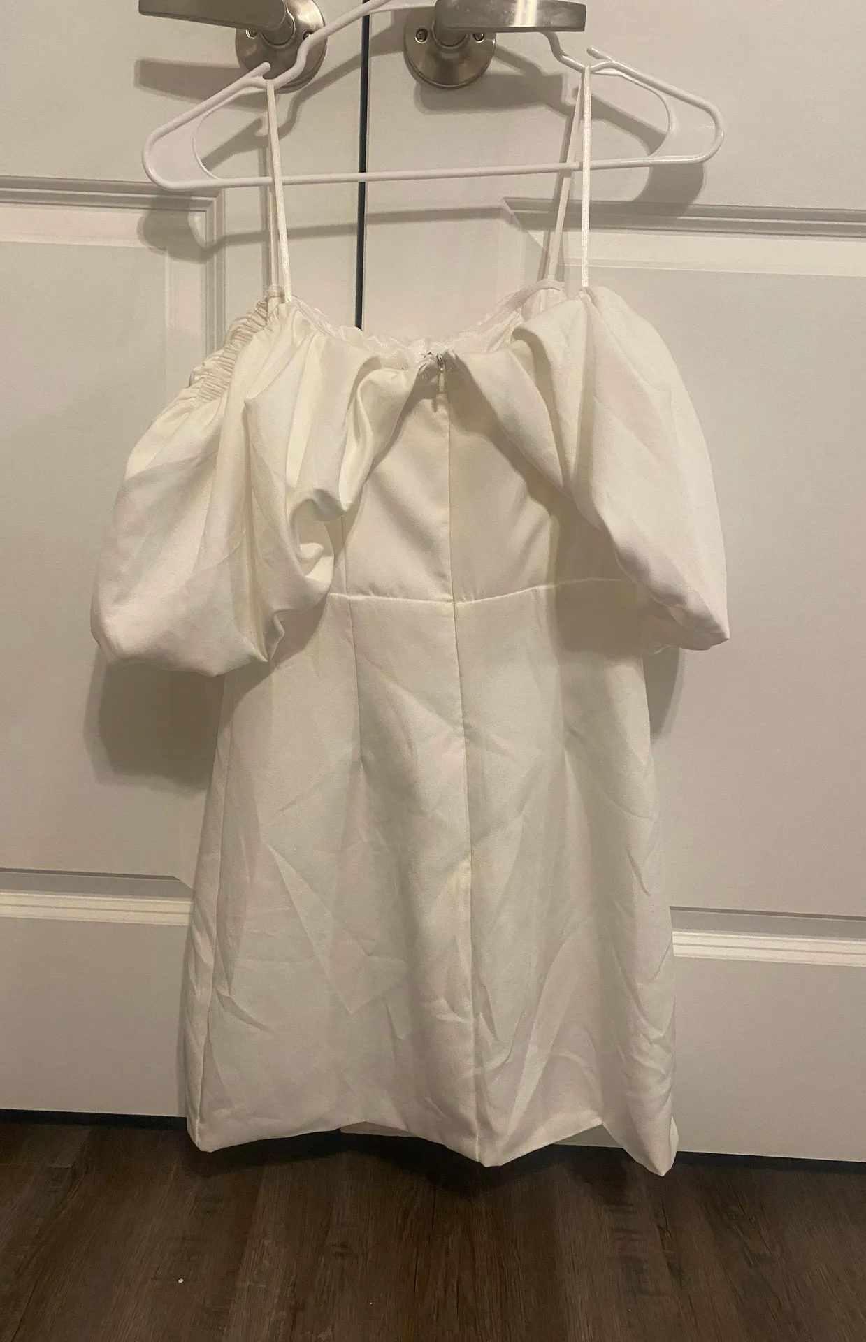 White Off The Shoulder Dress - Image 2