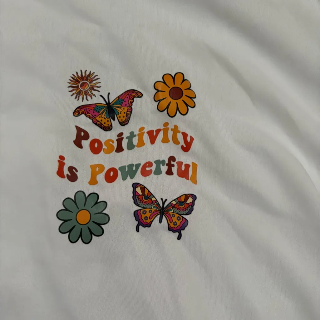 SHEIN Positivity is Powerful T-Shirt - Image 3