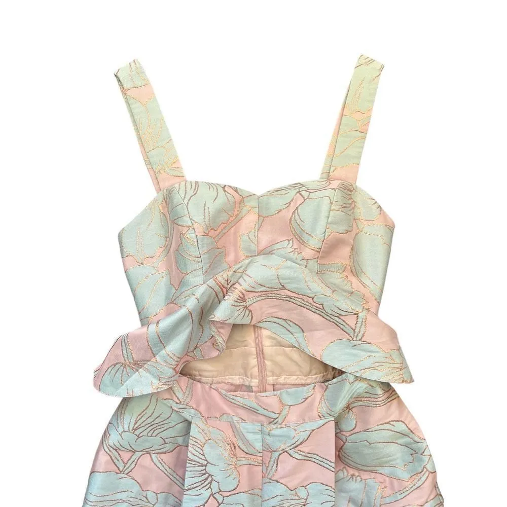 ASOS Beyoncé Floral Pink Jumpsuit Size 4 - Image 6