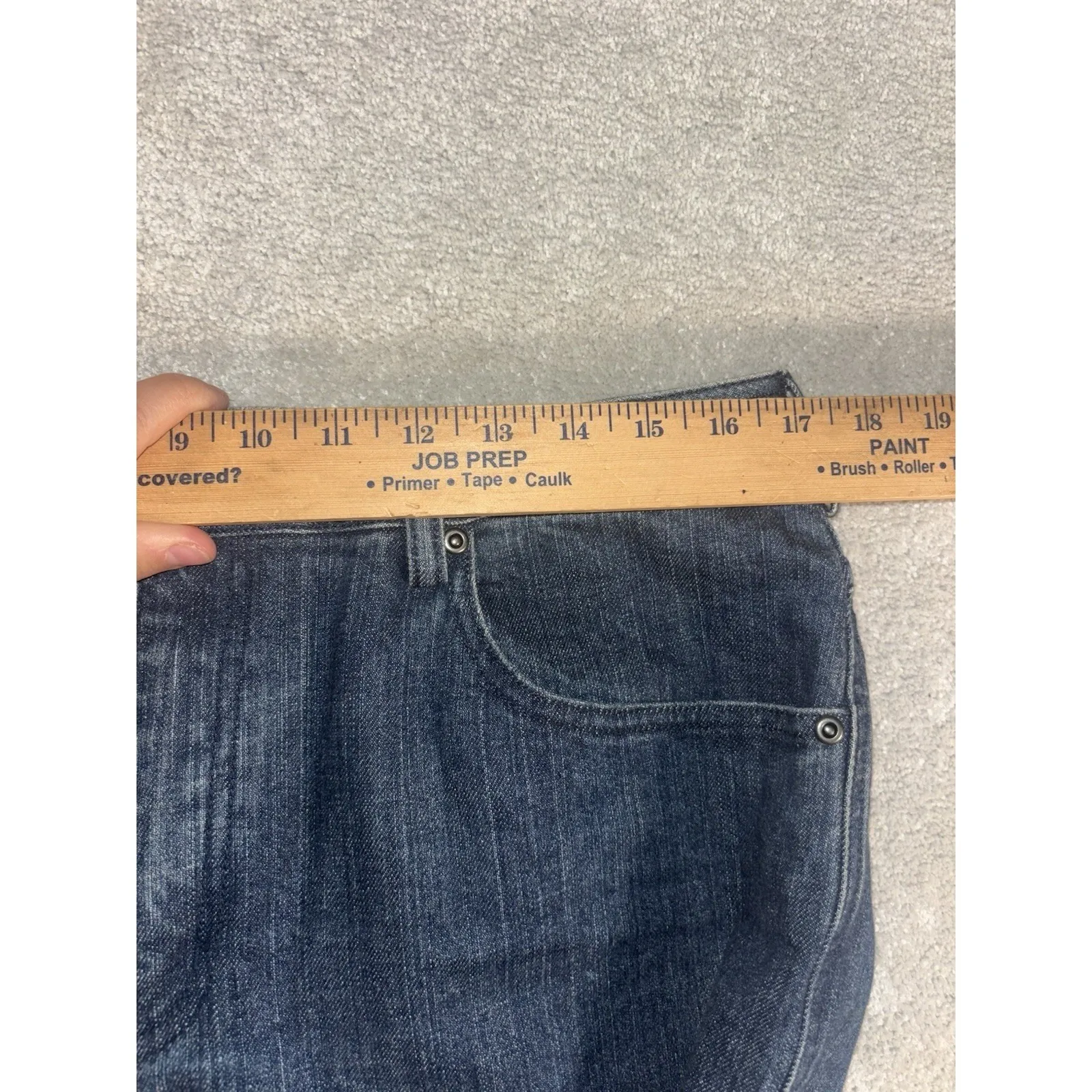 Women's DuluthFlex Work Relaxed Jeans Size 12 X Hemmed 26‎ Blue - Image 6