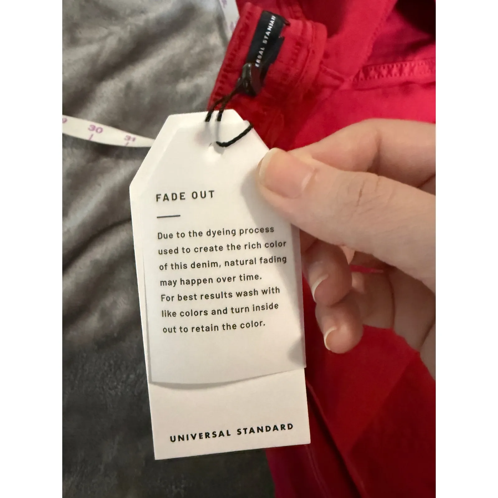 NWT Universal Standard Red Seine High Rise Skinny Jeans 27” Scooter Size 40 - Image 8