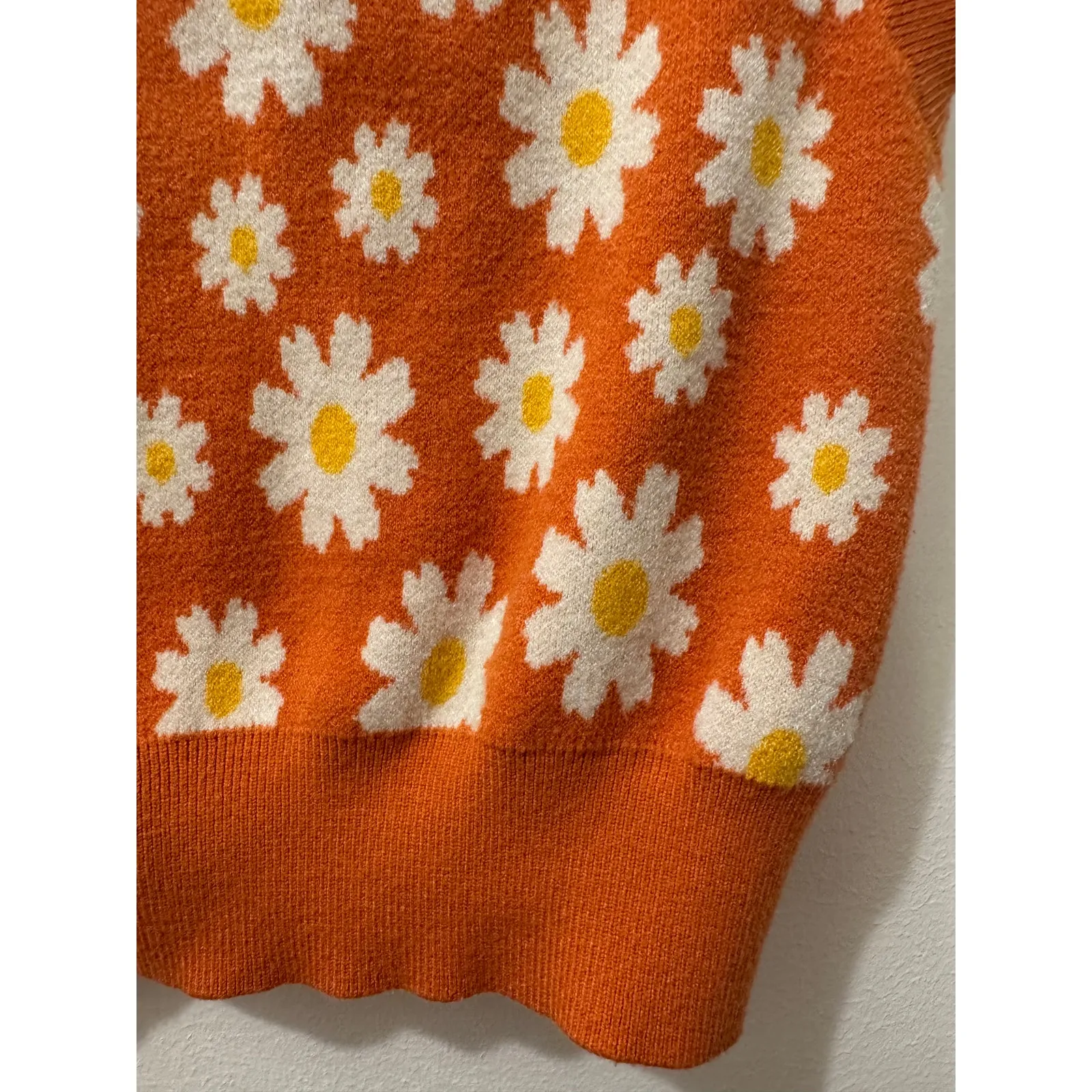 Altar'd State Floral Cropped Tank Top Sweater - Image 6