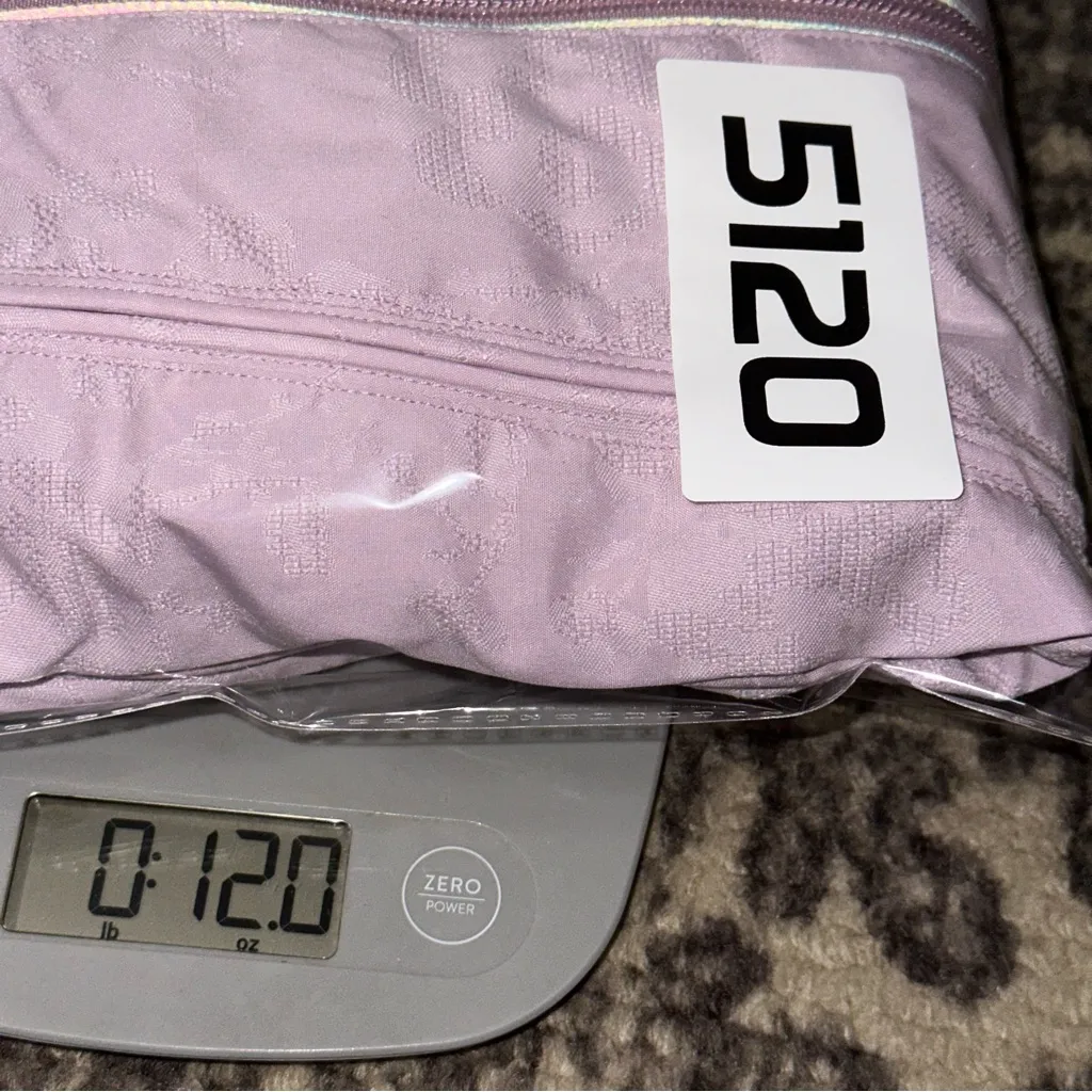 Lululemon Women’s Size 8 Rose Quartz Lavender Jacquard Travel to Track Jacket - Image 12