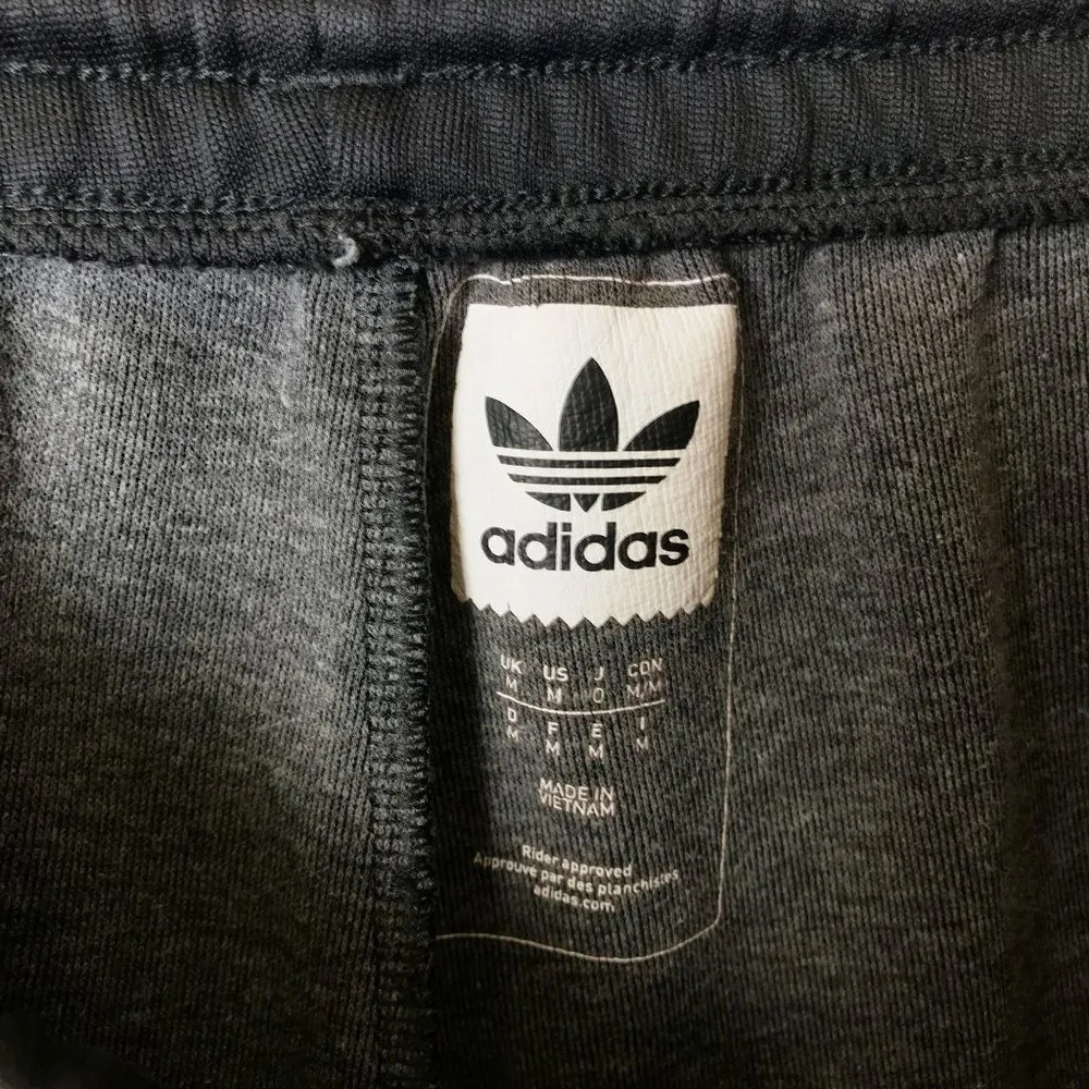 Adidas Track Pants Adult Black Medium Classic Jogger Windbreaker Tracksuit - Image 4