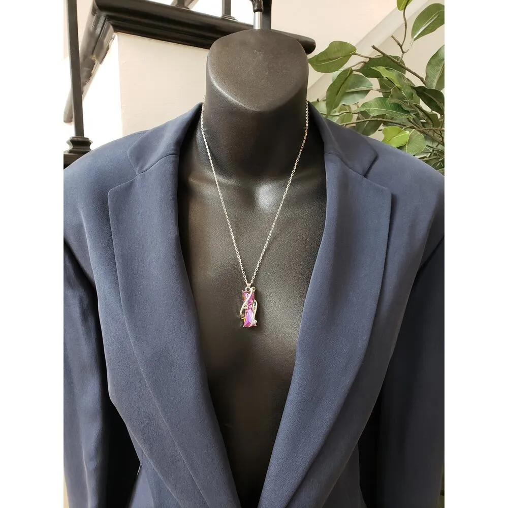 Jones New York 2 Piece Skirt Suit Womens 10/12 Blue Single Breasted 1 Button - Image 14