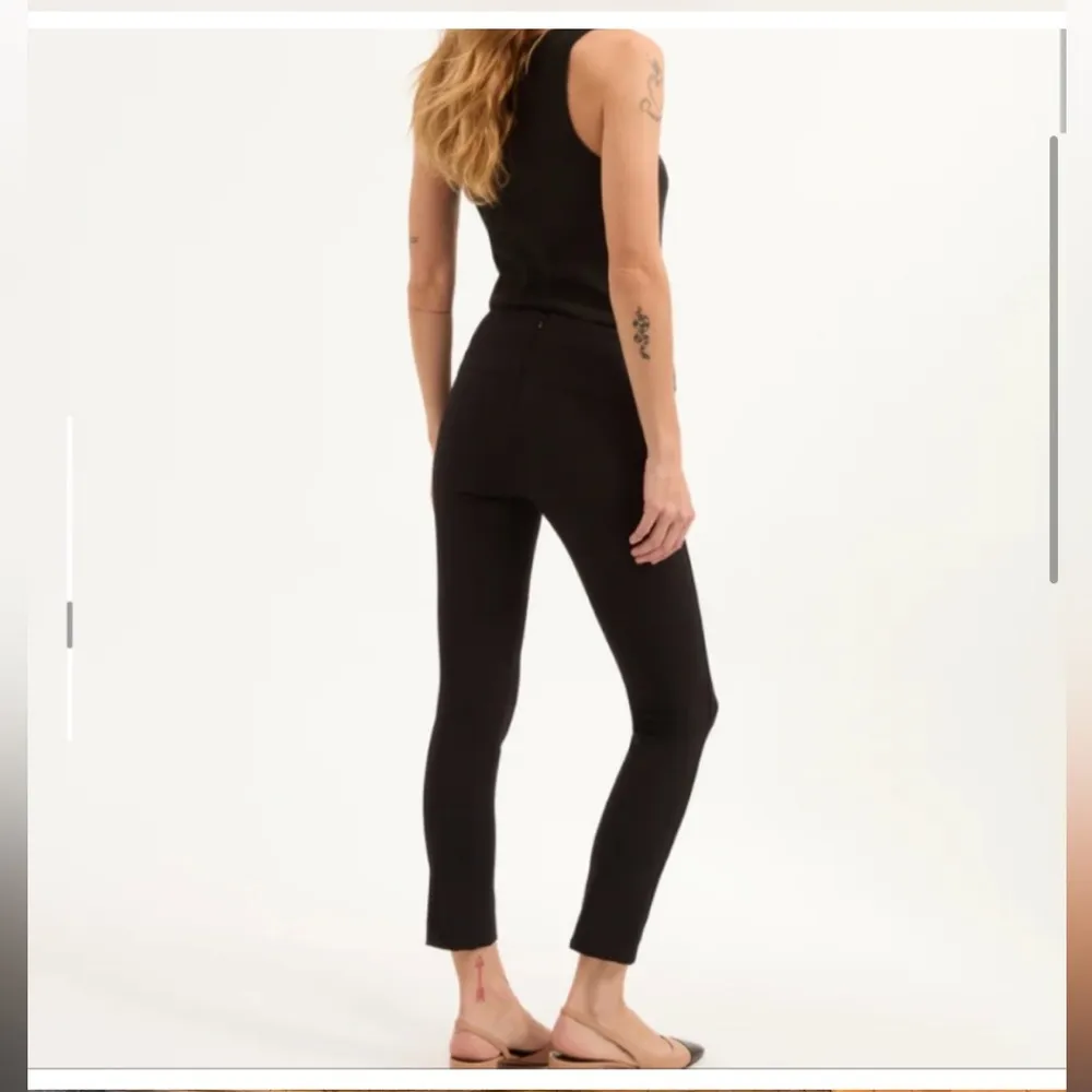 Veronica Beard black back zip scuba pant size 4 - Image 7