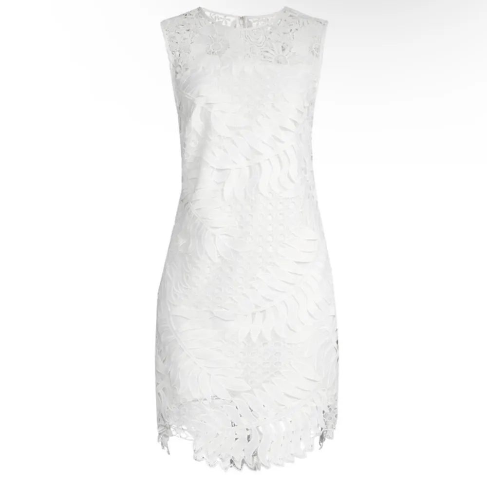 Milly eliza lace tropical mini dress in white/ off white NWT - Image 3