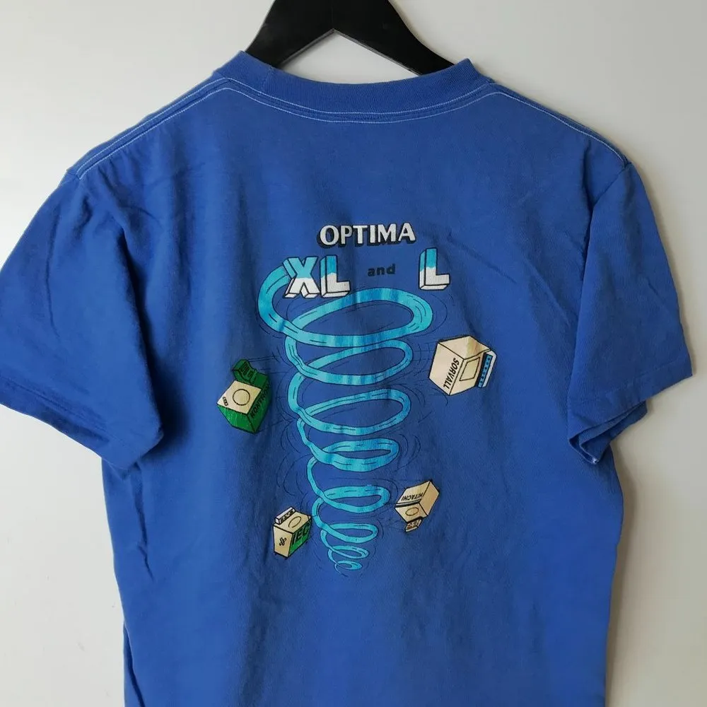 80s Vintage Beckman Optima XL L T Shirt Single Stitch Graphic Tee Cotton Medium - Image 8