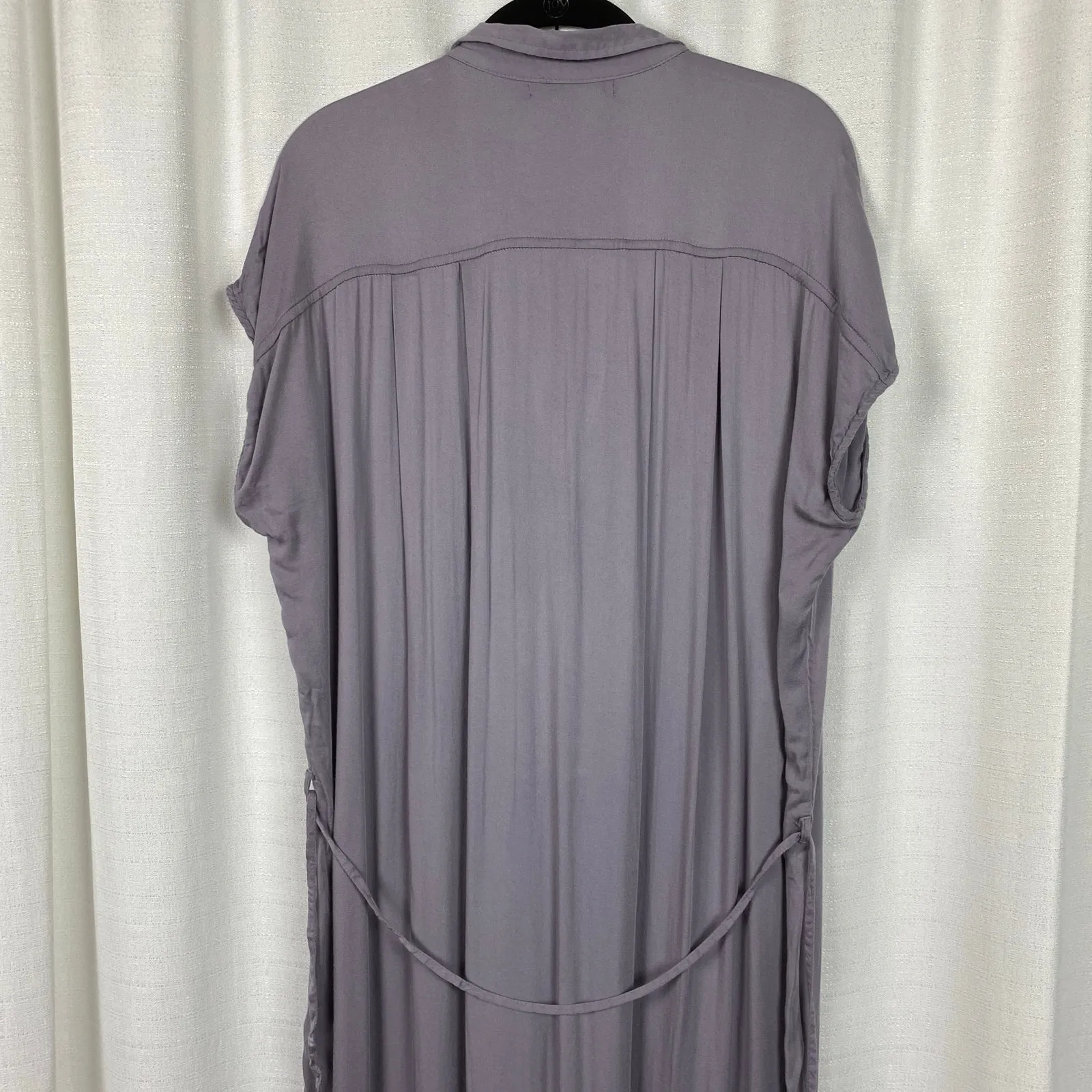 Young Fabulous&Broke Lilac Lavender Sleeveless Shirt Dress Sz.M - Image 13