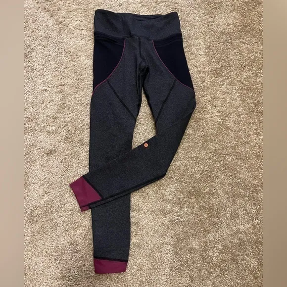 Vimmia high‎ waist legging grey/Black pink trim x-small - Image 11