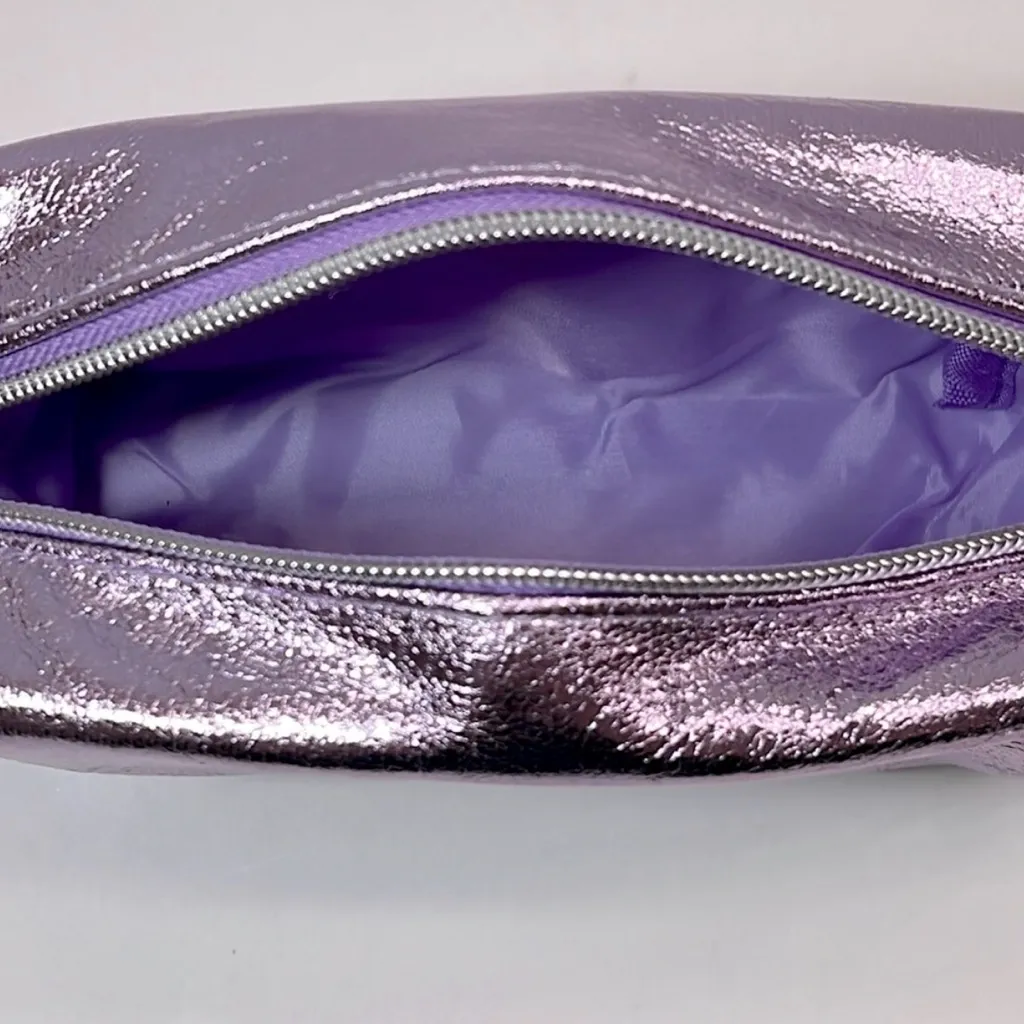 Ulta Beauty Shimmering Lavender Cosmetic Case Purple - Image 4