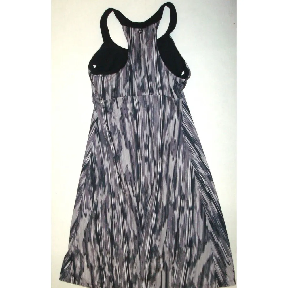 New Womens NWT PrAna Rainblur Shauna Dress Bra M Black White Tank Work Casual - Image 5