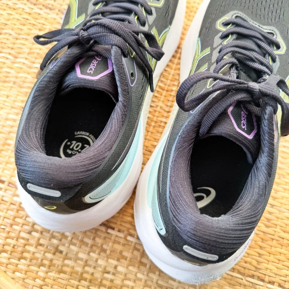 ASICS Gel-Kayano 30 Black Glow Yellow Road Running Sneakers Women’s Size 7.5 - Image 6