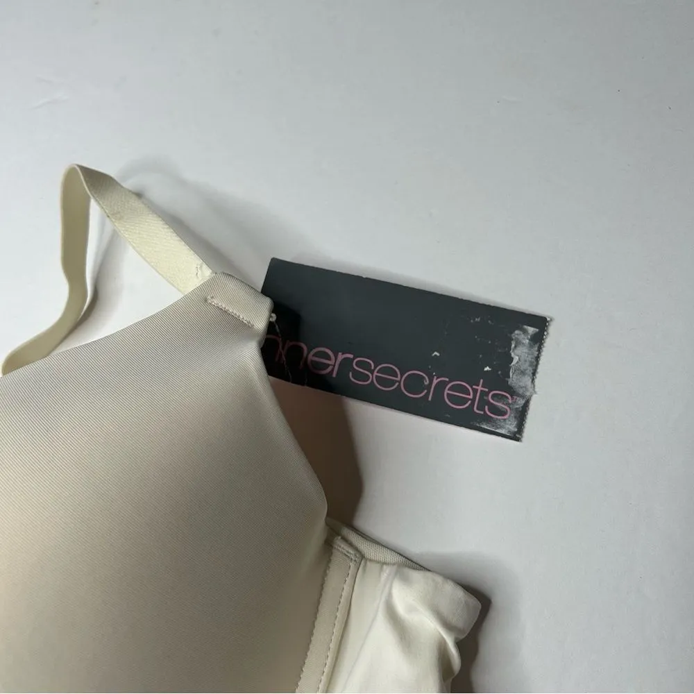 New Inner Secrets Cream Lined Molded Cup Bra 42B Size undefined - Image 6