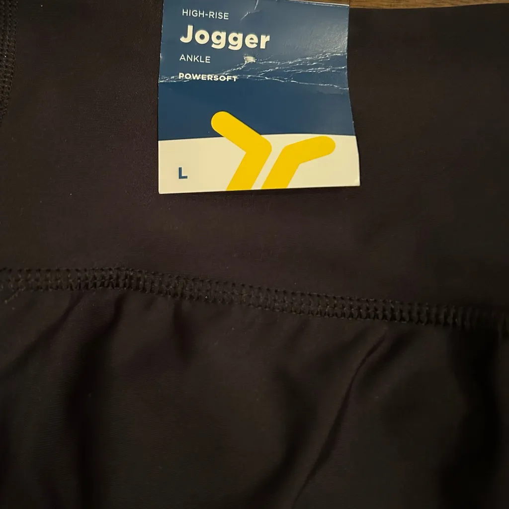 Old navy Black Powersoft Pocket Jogger Pants Size Large NEW with tags - Image 11