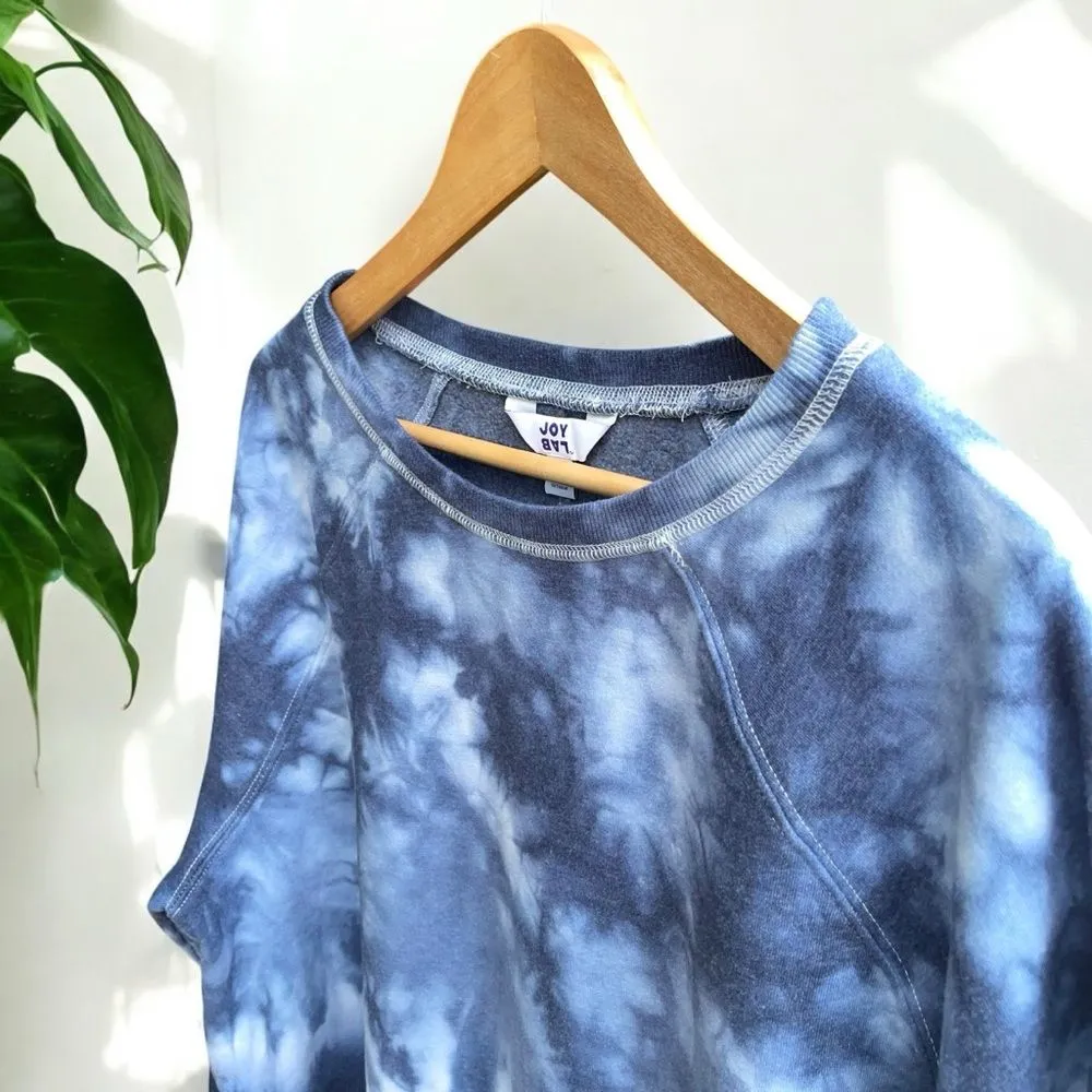 🆕 Joy Lab Tie Dye Sweatshirt in Indigo Blue - Image 8
