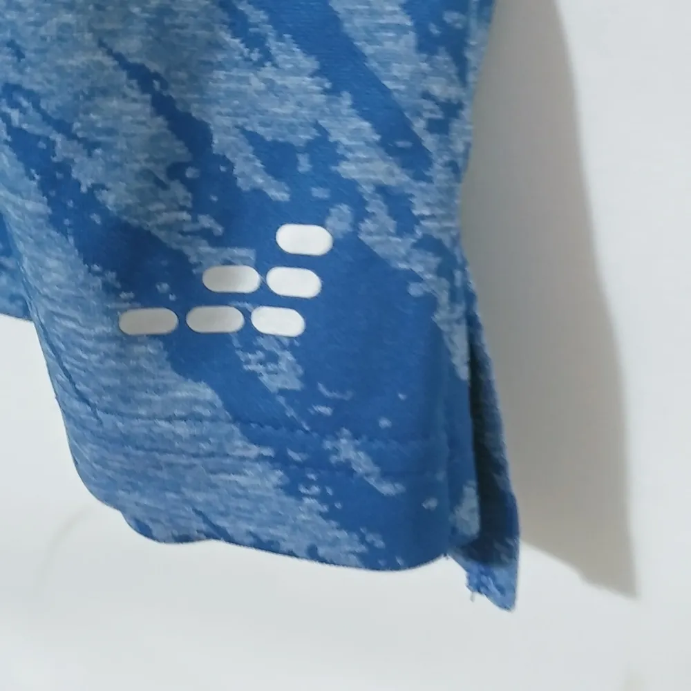 Bcg  2X Diagonal Blue Pattern Athletic Top Plus - Image 4