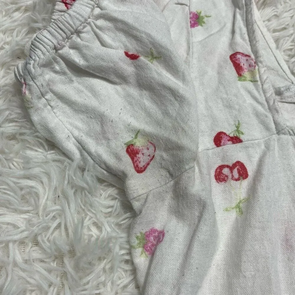 BP Puff Sleeve Crop Top in Tossed Berrries Medium - Image 7