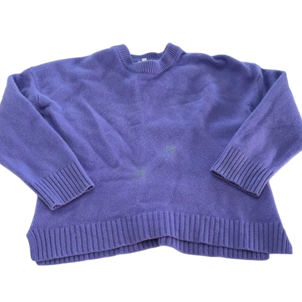A.L.C. Sweater Womens Small Purple Crew Neck Ayden Pullover Wool Cashmere - Image 2