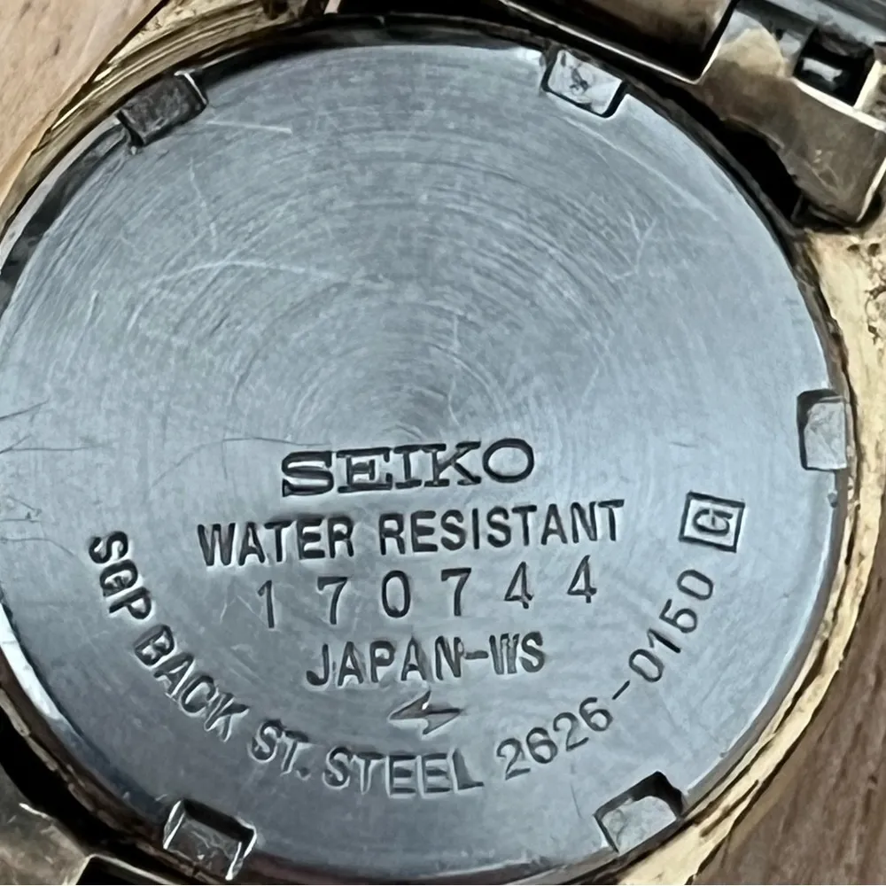 Seiko SQ Ladies Watch Vintage Gold Plated (Marked SGP) Day Date Window Vintage - Image 10