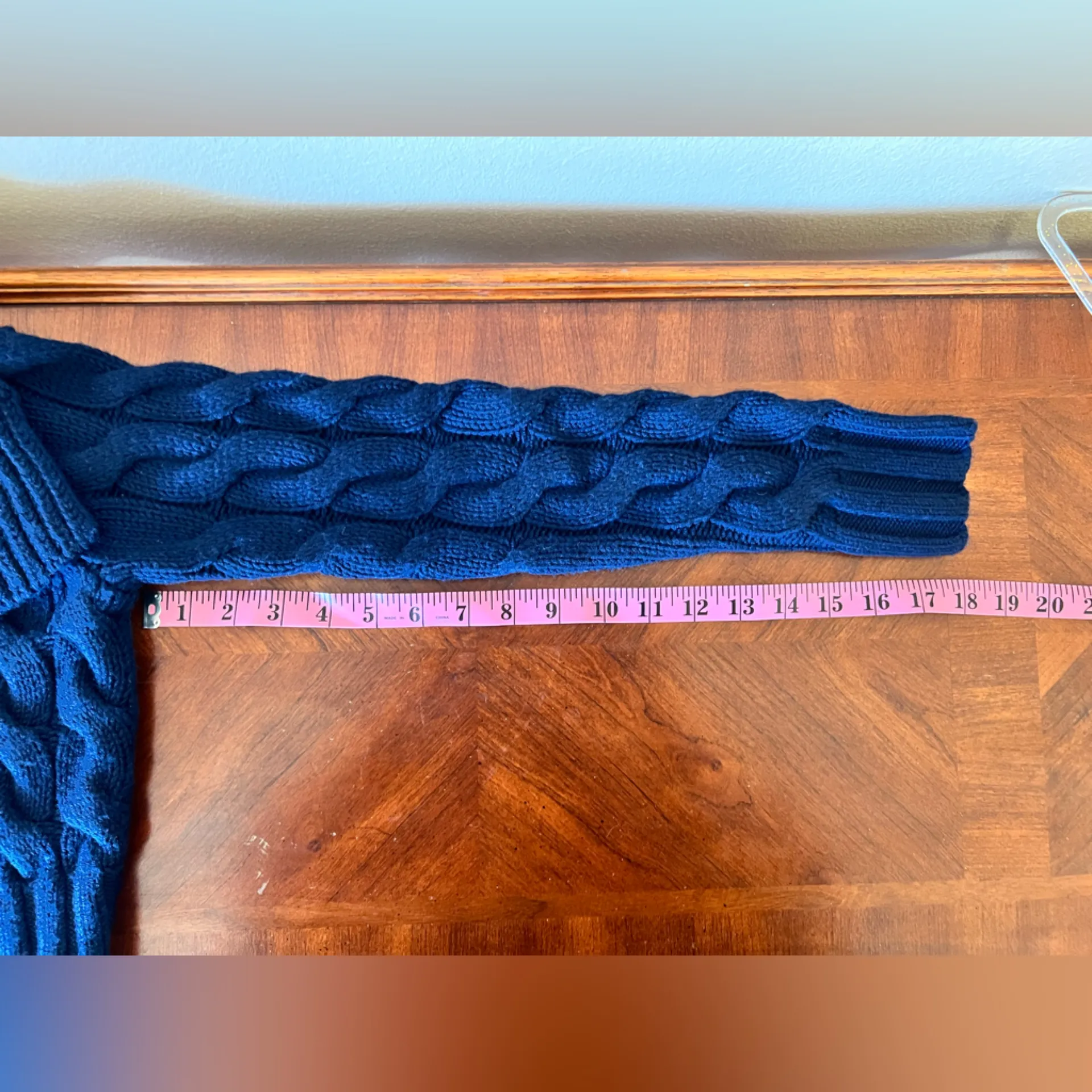 Rebecca Taylor Marino Chainette Pullover Chunky Cable Knit Sweater Size XS - Image 7