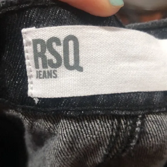 RSQ  NWT black destroyed jeans - Image 7