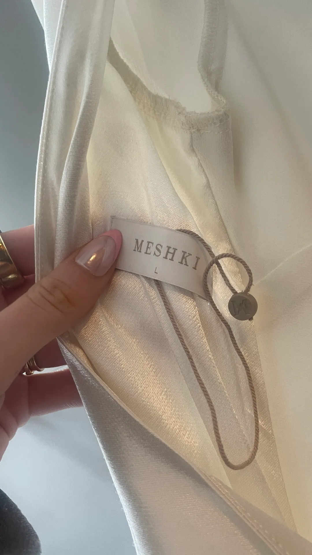 Mini White  Open Back Dress - Image 5