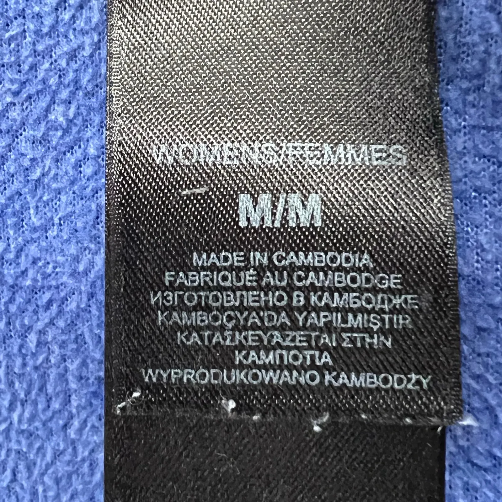 The North Face Glacier 1/4 Zip Pullover Womens M Blue Micro Fleece Gorpcore Cozy - Image 11