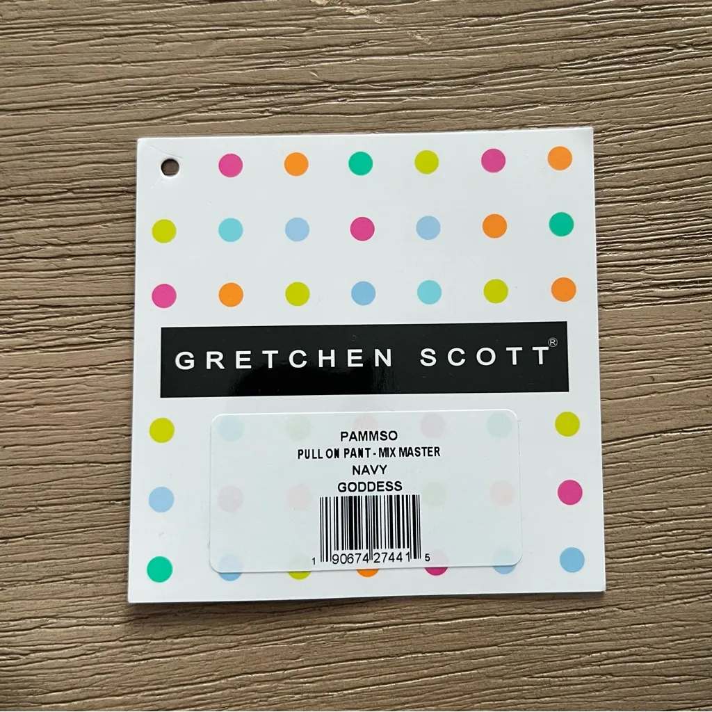 Gretchen Scott Pull on Pants Mix Master in Blue Goddess - Image 10