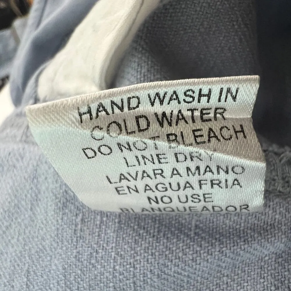 & Merci Cotton Denim Chic Coquette Cottagecore Shortalls Juniors Sz Medium - Image 10