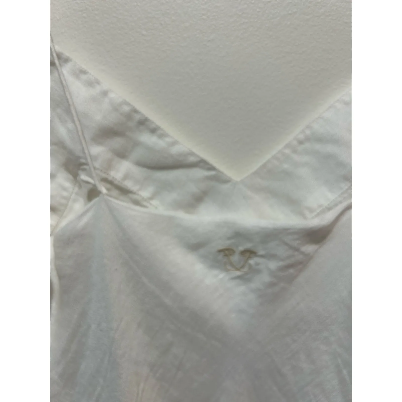 Frette Collection 100% linen nightgown long spaghetti strap quiet luxury size S White - Image 4