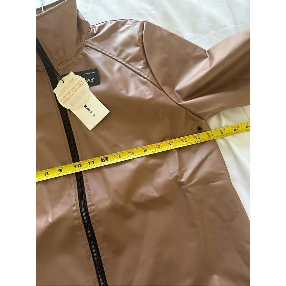 NWT V Force Collection By New Designer Space CLASSIC UTILITY JACKET COPPER SOLI Brown - Image 6