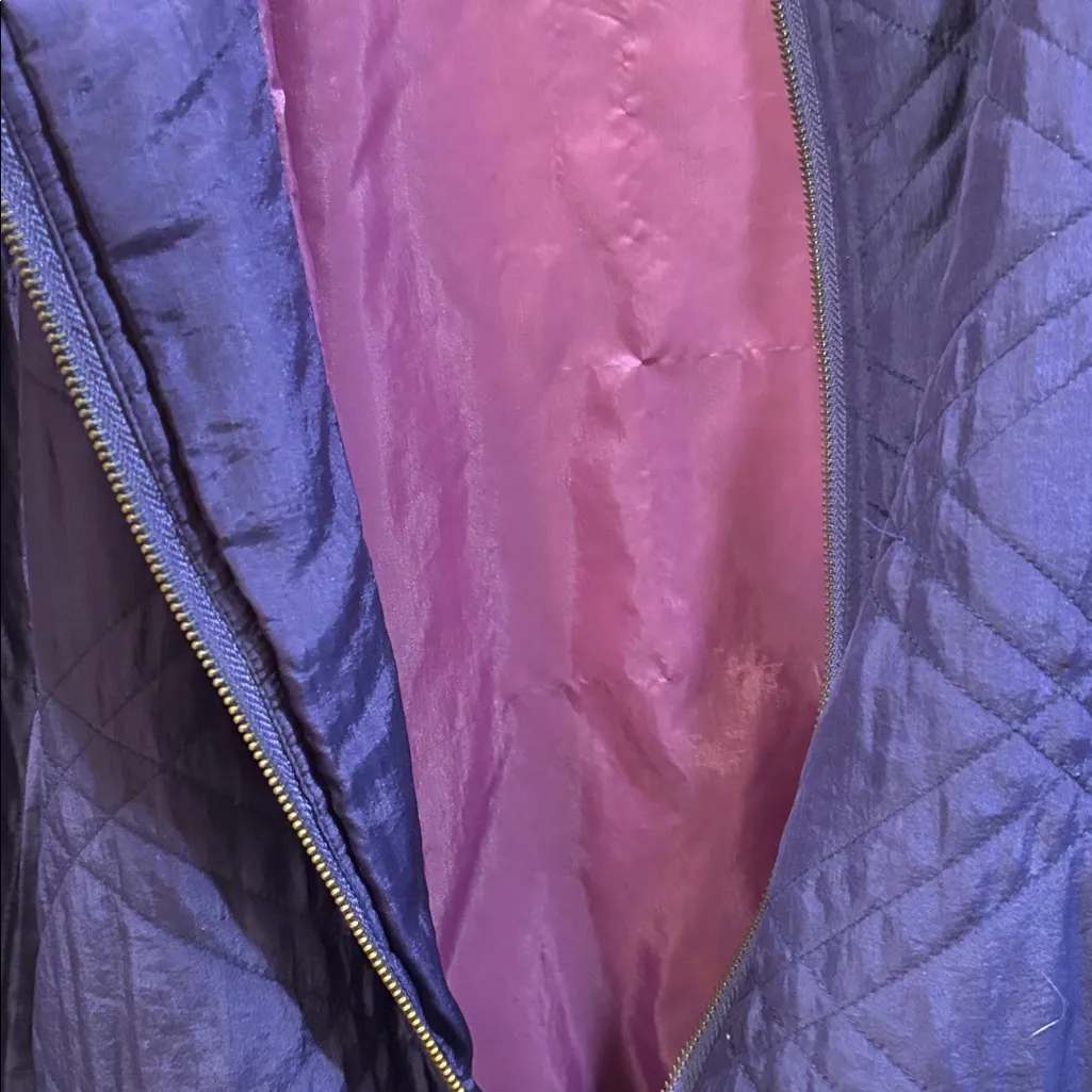 ROBERT STOCK PURPLE SILK BOMBER JACKET Size undefined - Image 9